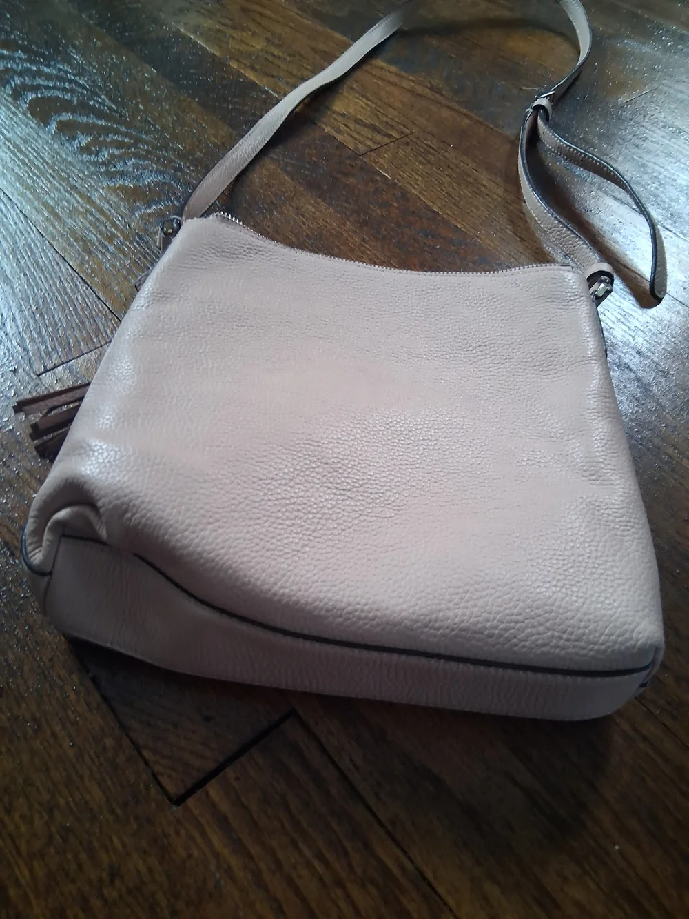 Kate Spade- Leather Crossbody Bag in Light Pink
